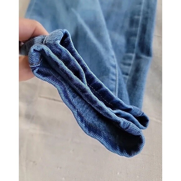 Judy Blue Womens 3 26 28x27 Jeans Boyfriend Distressed Mid Rise Medium Logo EUC - Picture 6 of 16